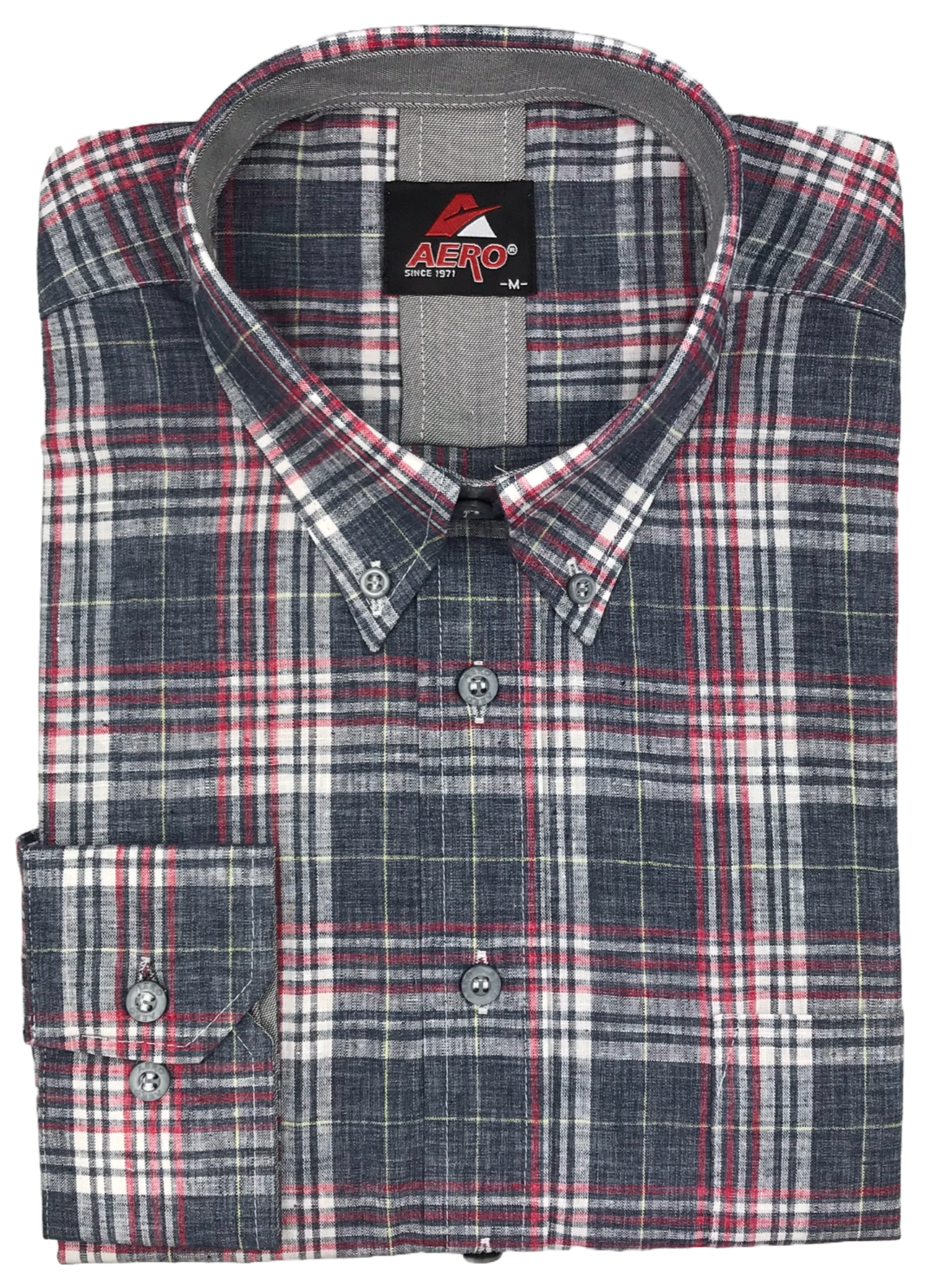 Aero Twil Grey Check Shirt