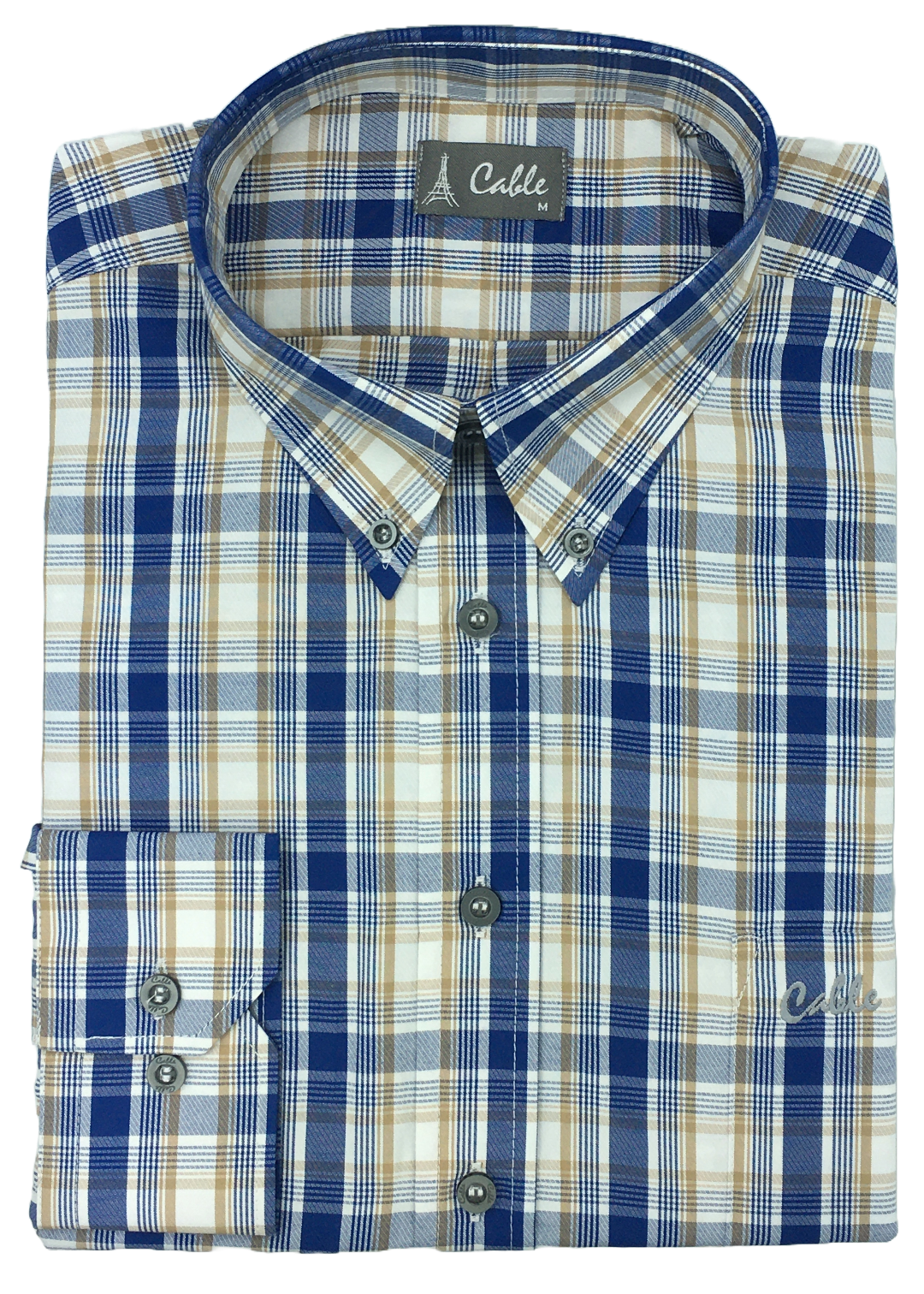 Cable Desert Blue/Stone Shirt