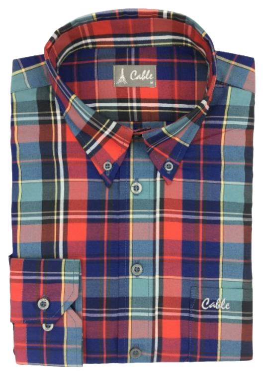 Cable Vermilion Multi Shirt