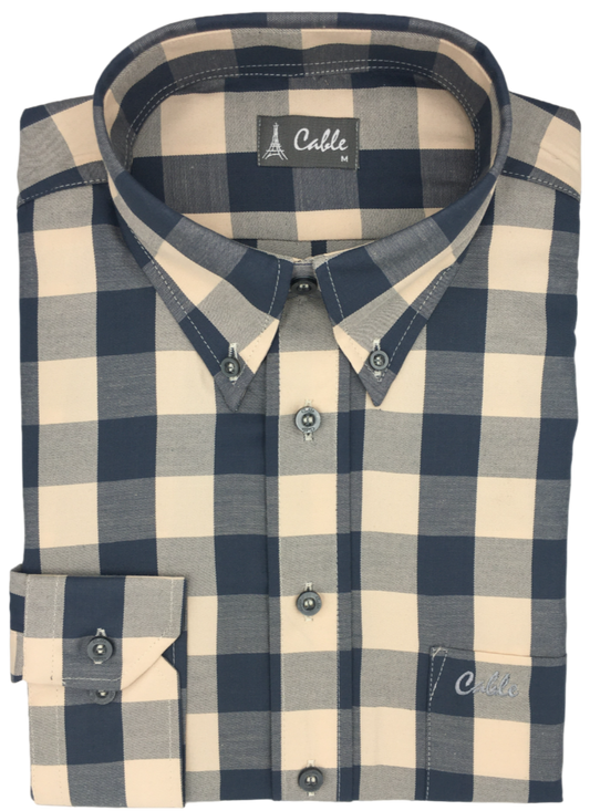 Cable Greige Shirt