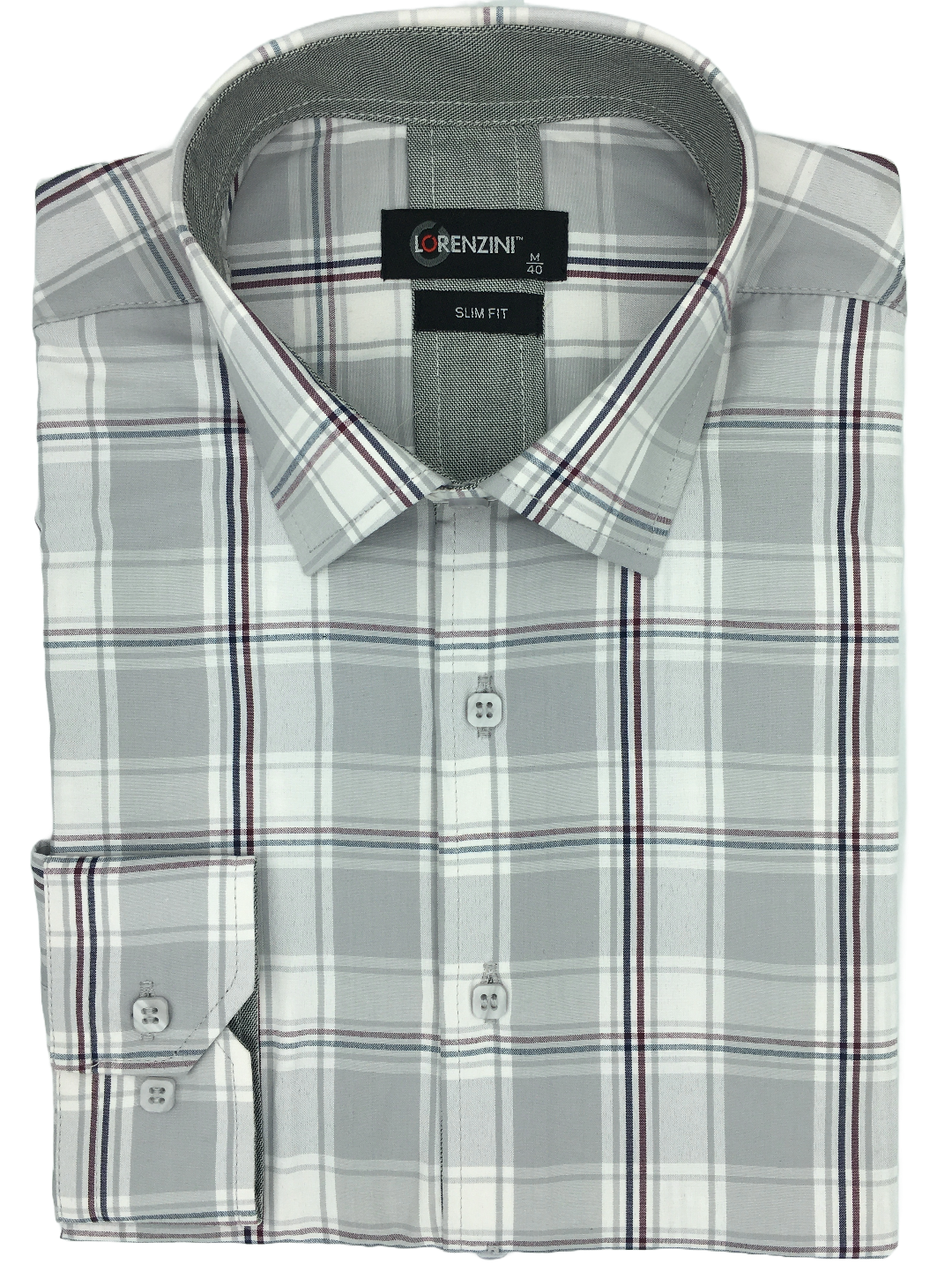 Lorenzini Slim Fit Crossed Check Shirt
