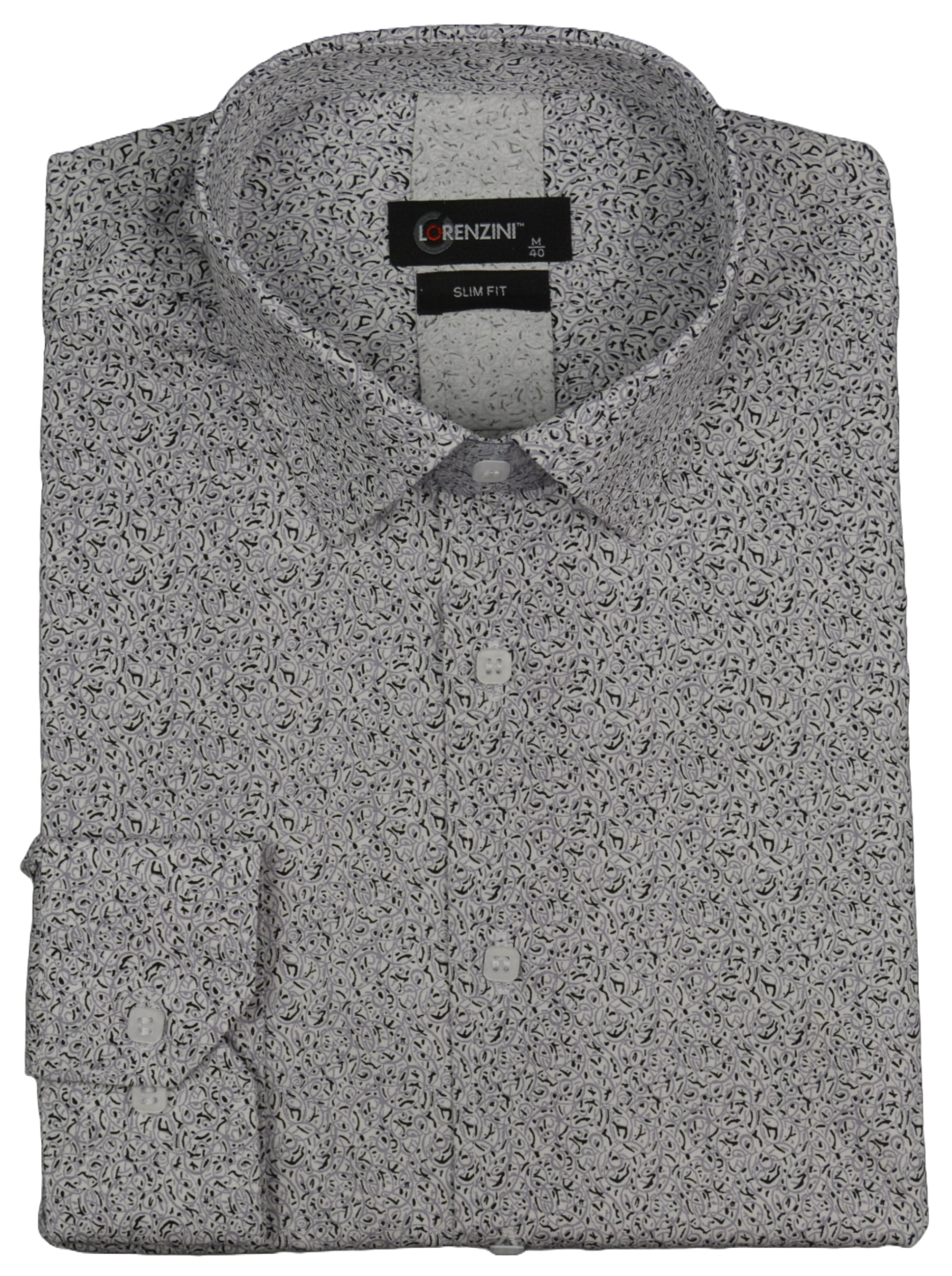 Lorenzini Slim Fit Shaded White Shirt