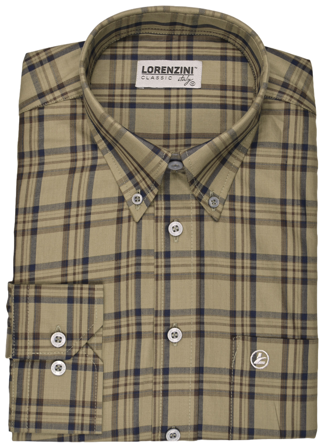 Lorenzini Classic Olive Check