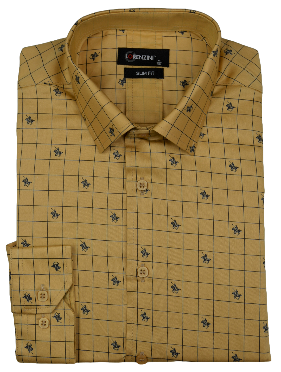 Lorenzini Slim Fit Horse Print Shirt