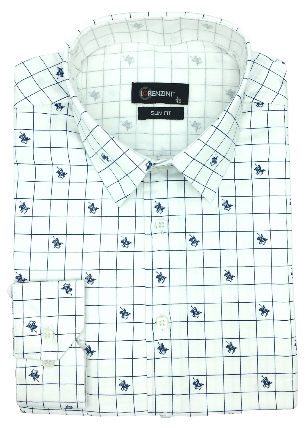 Lorenzini Slim Fit Horse Print Shirt