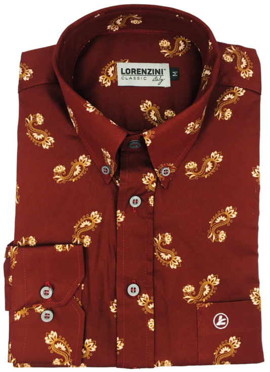 Lorenzini Classic Burg Print
