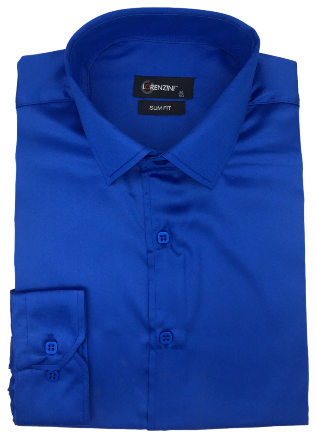 Lorenzini Slim Fit Satin Shirt