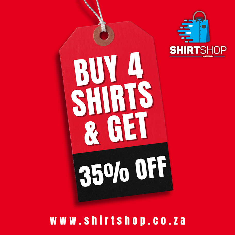 Buy 4 Shirts & Get 35%OFF