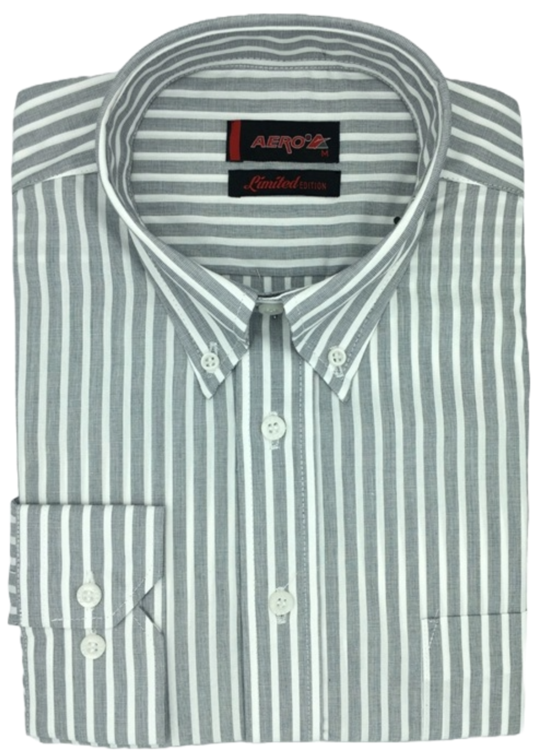 Aero Boldy Grey Stripe Shirt