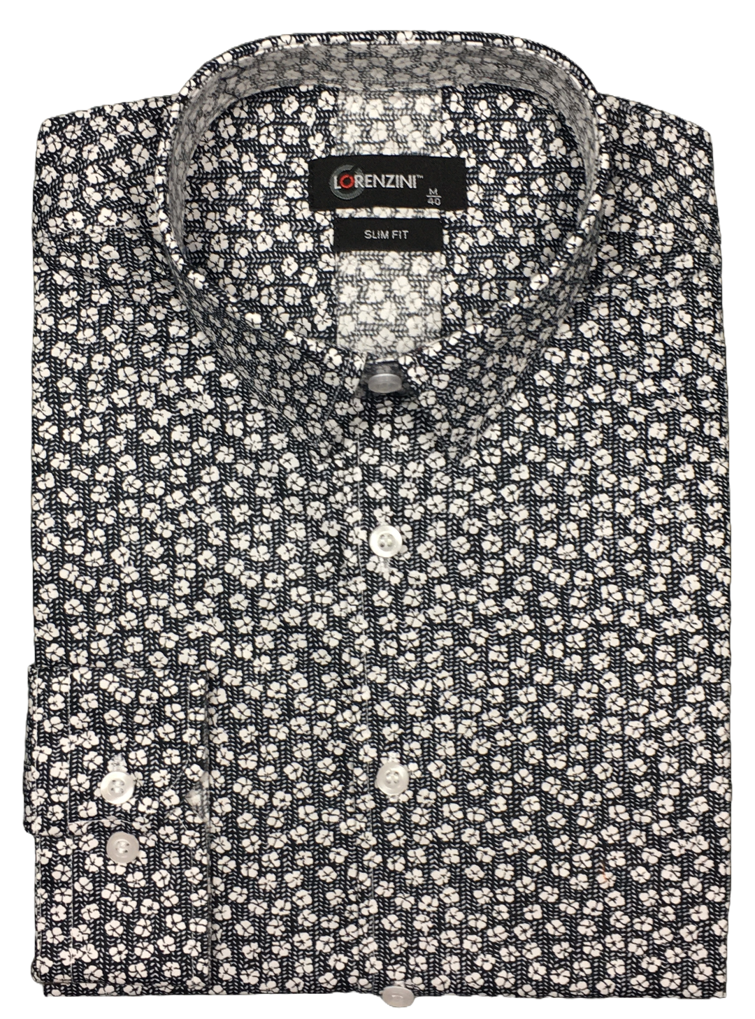 Lorenzini Slim Fit Floral Shirt