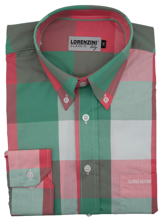 Lorenzini Classic Coral Check