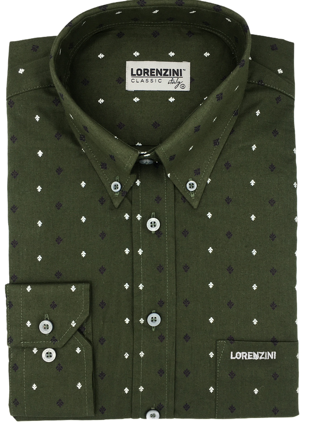 Lorenzini Classic Mill Oliver Print Shirt