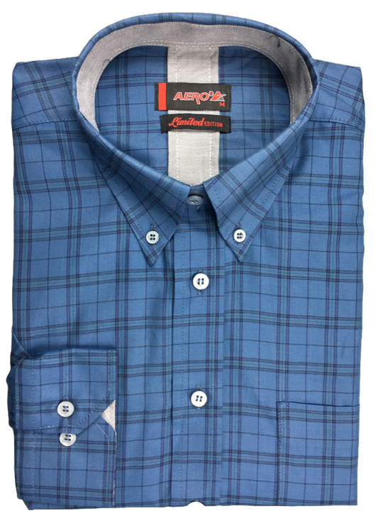 Aero Triple Check Long Sleeve