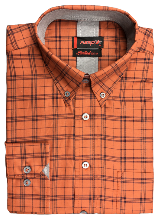 Aero Triple Check Long Sleeve