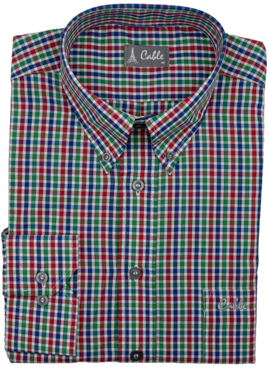 Cable Multi-Check Shirt